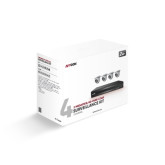 Kit de vigilancia de 2MP HD por cable coaxial - Disco duro de 1 TB