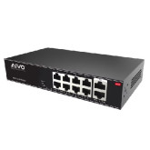 Avycon AVN-E08-2P08W120 10 Port 10/100M Smart PoE Switch