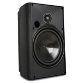 Outdoor Speaker with 5.25" Poly Woofer and 1" Tweeter, Black