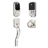 Yale Assure Lock Touchscreen with Ridgefield Handleset - Satin Nickel