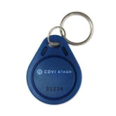 Blue Key Ring HID Badge - 25-Pack