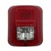 L-Series with LED Indoor Wall Chime Strobe, Red