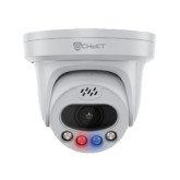 Alarm.Com Chekt CKIPC4MPTNV-12vDI 4MP NightView Active Deterrent Turret Camera