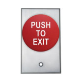 2-3/8" Mushroom Push Button, Spring Return - Red, DPST