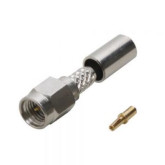 SMA (Male) Connector, 3-piece Crimp-on, RG-58