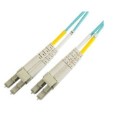 OM3 Multimode Patch Cable - Duplex LC/LC, 1 m Length