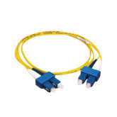 LC-LC Fiber Optic Duplex Jumpers 1M - Yellow