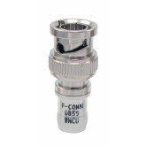 RG59 BNC Compression Connector (25 Pk)