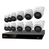 NVR and Camera Kit - 4K 16-Channel NVR + 12 IP 5MP Cameras + 4TB HDD