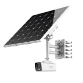 4MP ANPR LPR Bullet Solar Power 4G Network Camera Kit