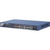 Switch PoE administrado inteligente Gigabit de 24 puertos