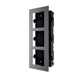 Three Module Flush Mount Brackets for Modular Video Intercom Door Station