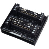 Two Module, 4 Pair Snaptrack-Type Base for 2MHLP Series