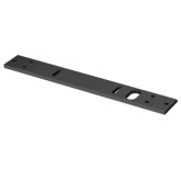 1/4" Black Header Plate for 1,200-lb Series Electromagnetic Locks