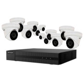 16 Channel PoE H.265 NVR and (12) 4MP Turret 2.8MM Cameras