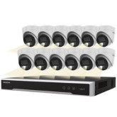 4MP 16 Channel Turret PoE Kit