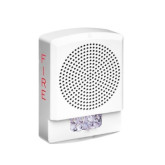 Eaton Eluxa Indoor Multitone 24V Horn Strobe - White, "FIRE" Lettering