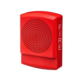 Eaton Eluxa 25/70V High Fidelity Speaker - Red, Wall