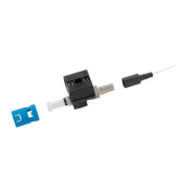 Conector de fibra óptica Xpress OM3 ST de 50 micras, paquete de 6