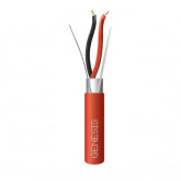 16/2 Solid Shielded Plenum Cable - 1000', Red