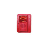 24 VDC Red Lens Strobe - Red