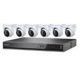 35 Series Day-Night Kit, 8 Channel and 5MP Ball Cameras (x6)