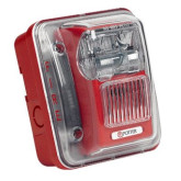 Weatherproof 75 Candela Wall Mount Horn Strobe - Red