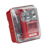 Weatherproof 75 Candela Wall Mount Horn Strobe - White