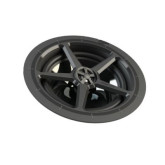 8" 2-Way Down-Firing Ceiling Speakers with Polypropylene Woofers & 1" Pivoting Silk Tweeters - 150W, One Pair