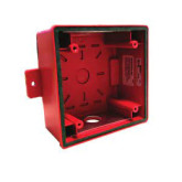 Red Back Box for Multitone Electronic Horn Strobes and Weatherproof Speakers