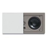 Altavoz LCR de pared con dos woofers de grafito de 5 1/4" y tweeter de aluminio pivotante de 1"