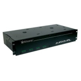 Access Power Controller with Power Supply/Charger, 8 Fused Relay Outputs, 12/24VDC @ 6A, 115VAC, 2U