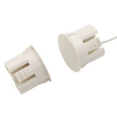 1" Recessed Magnetic Contact - White
