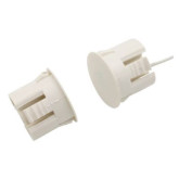 1" Recessed Wide Gap Contact Series - 1" Dia, White