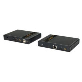 Extensor HDMI 4K a 60 Hz sobre un Solo Cat 6 con KVM USB 2.0
