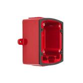 Metal Wall-Mount Back Box - Red