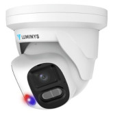 Luminys N5P-8DA2 2 x 4M Network LumiDeterrent Stitched Turret Camera with 2.8mm Lens