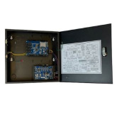 Controlador Integrado de Dos Puertas en Caja Metálica con Dispositivo y Alimentación de Cerradura