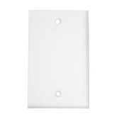 Placa de pared blanca en blanco