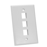 Keystone Wall Plate 3 Port