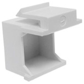 Inserto trapezoidal en blanco, blanco