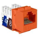 Conectores Keystone de 90 Grados de Estilo Delgado CAT6, 8p8c