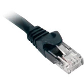 Cat 5E UTP 350Mhz Snagless Molded Patch cord 1' Black