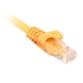 Cat5E UTP 350Mhz Snagless Molded Patch Cord 1' - Yellow