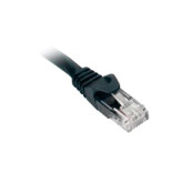 Cat6 UTP 550MHz Snagless Molded Patch Cord - 2 Ft, Black
