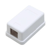 Quest Technology International NSB-5210 1-Port Unloaded Keystone Surface Mount Box