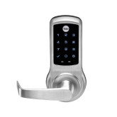 Z-Wave nexTouch™ Touchscreen Keypad Lock with Cylinder Override - Satin Chrome