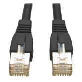 Cable de conexión Cat6e Negro - 1 Ft