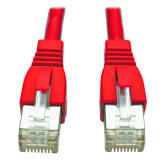 Cable de Conexión Delgado Cat 6E Ethernet UTP - Rojo 1 FT