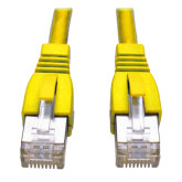 Cat 6E Ethernet UTP Slim Patch Cord - Yellow 1 FT